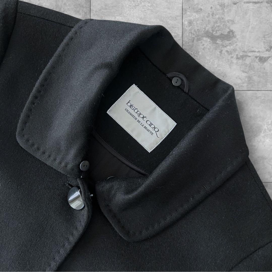 【カシミヤ100%】bistrot cinq ロングコート ファー 2way L