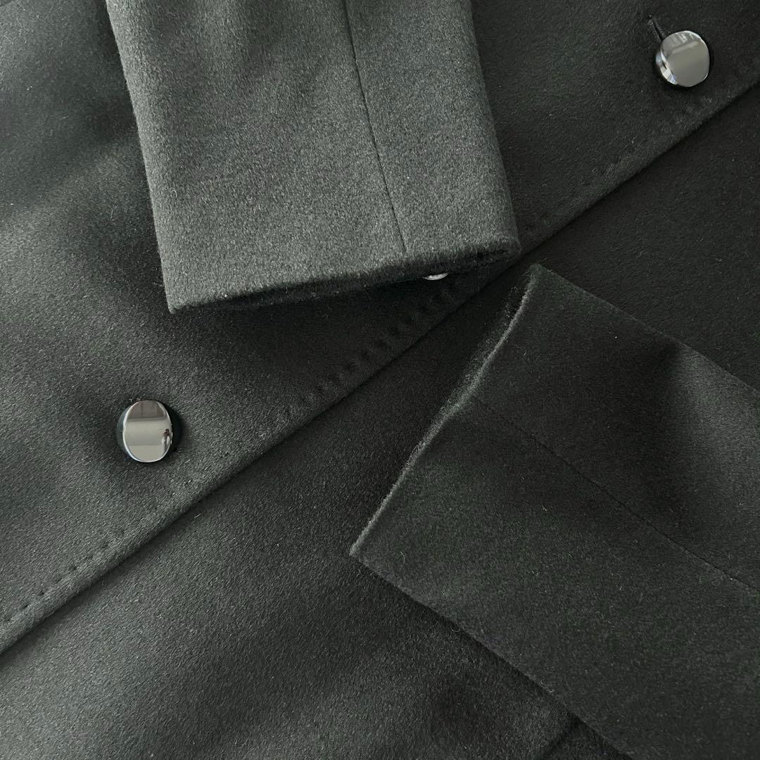 【カシミヤ100%】bistrot cinq ロングコート ファー 2way L