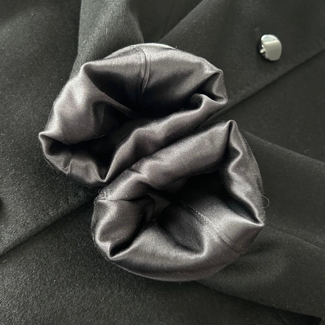 【カシミヤ100%】bistrot cinq ロングコート ファー 2way L