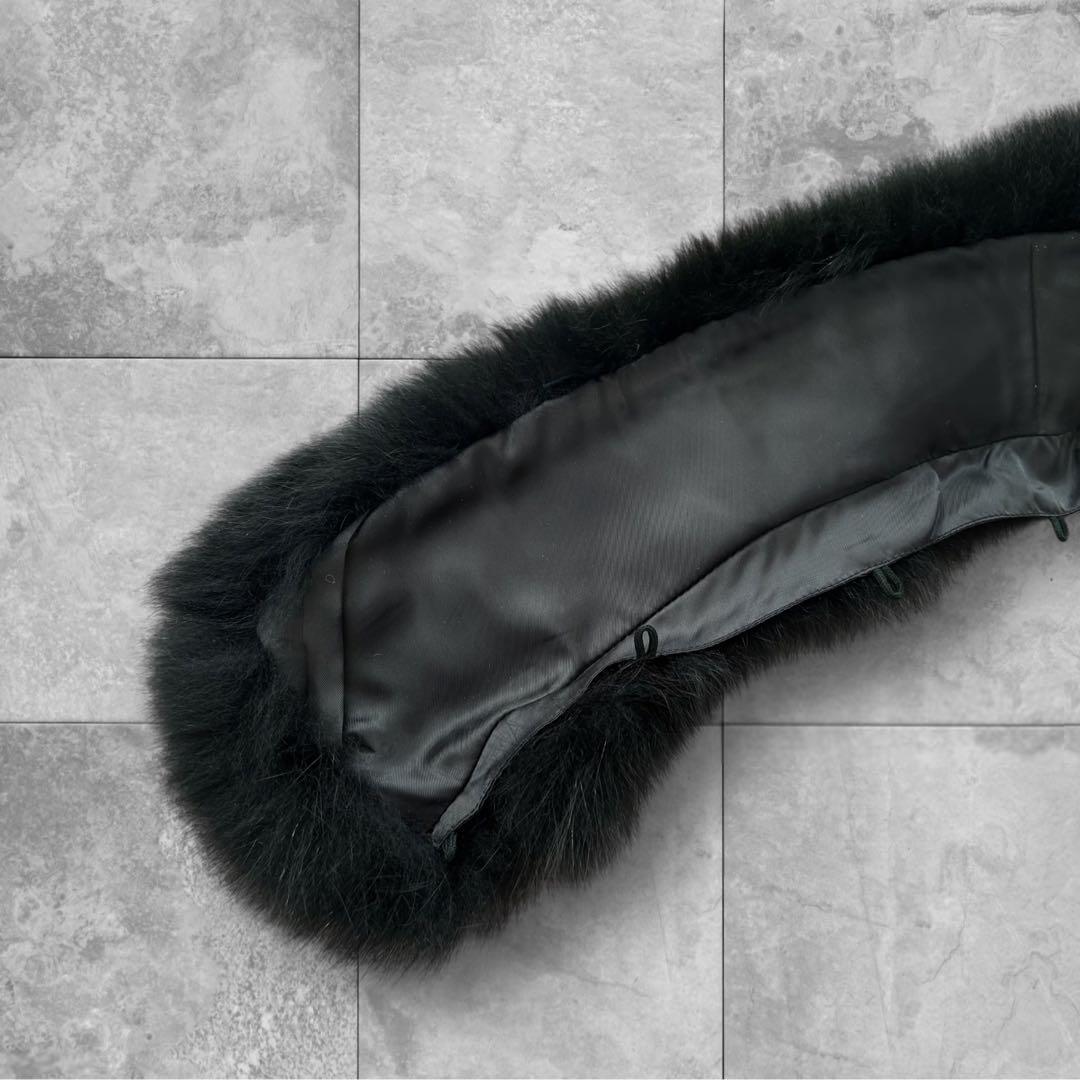 【カシミヤ100%】bistrot cinq ロングコート ファー 2way L