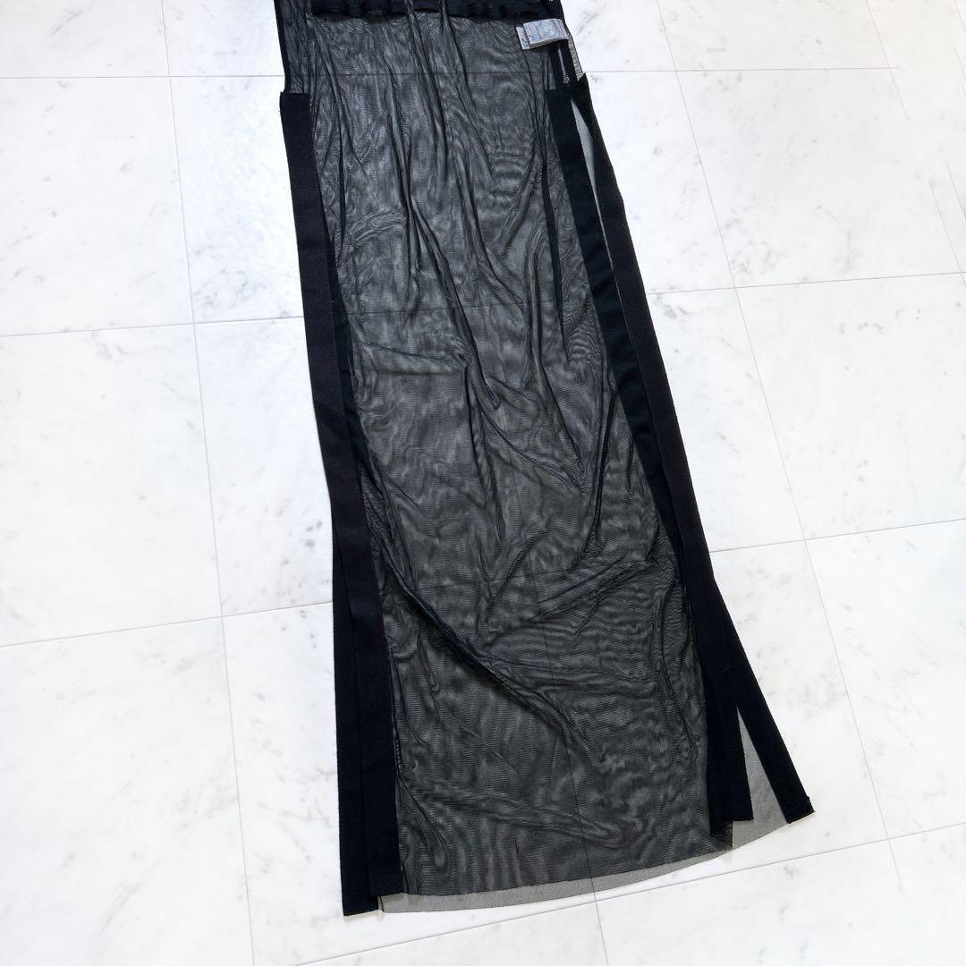 LIMI feu リミフゥ ヨウジヤマモト シアー シースルー ロングワンピース