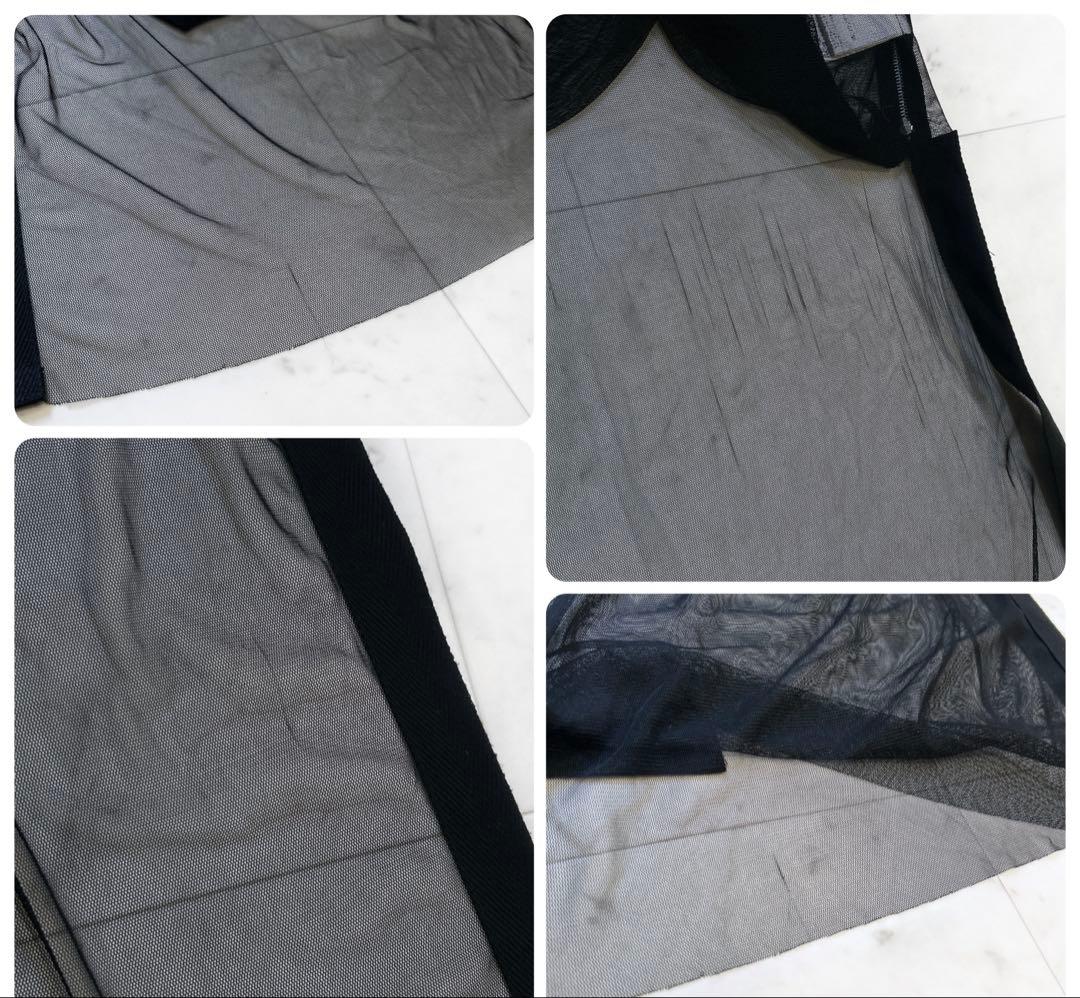 LIMI feu リミフゥ ヨウジヤマモト シアー シースルー ロングワンピース