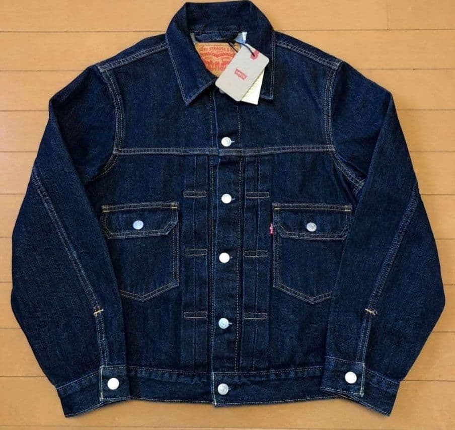 リーバイス 2ND トラッカーJKT S 501 セットアップ 濃紺 W32