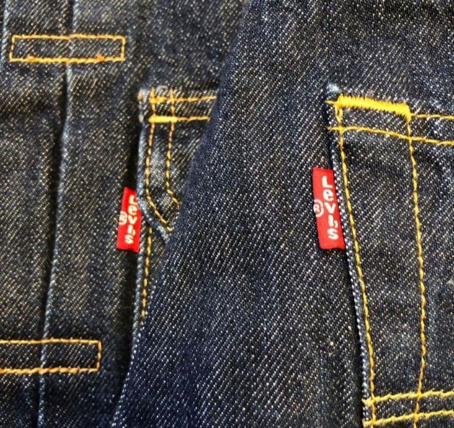 リーバイス 2ND トラッカーJKT S 501 セットアップ 濃紺 W32