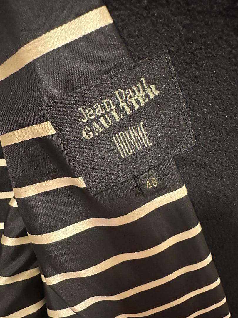 ジャンポール ゴルチエ ロングコート ブラック