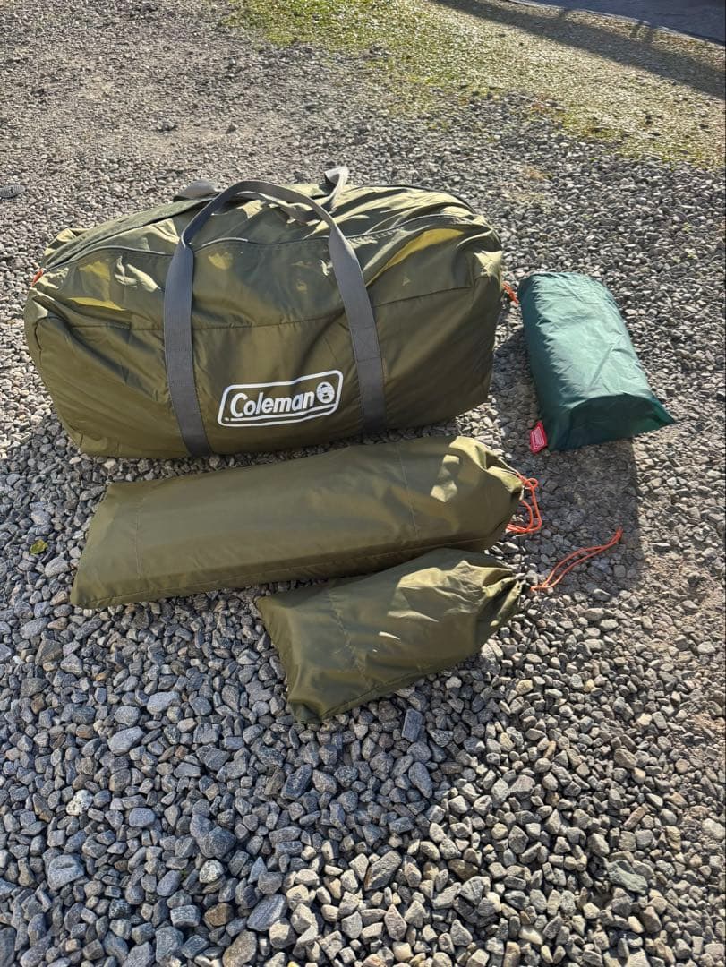 Coleman 2ルームドームテント LDX カーキ+シートセット