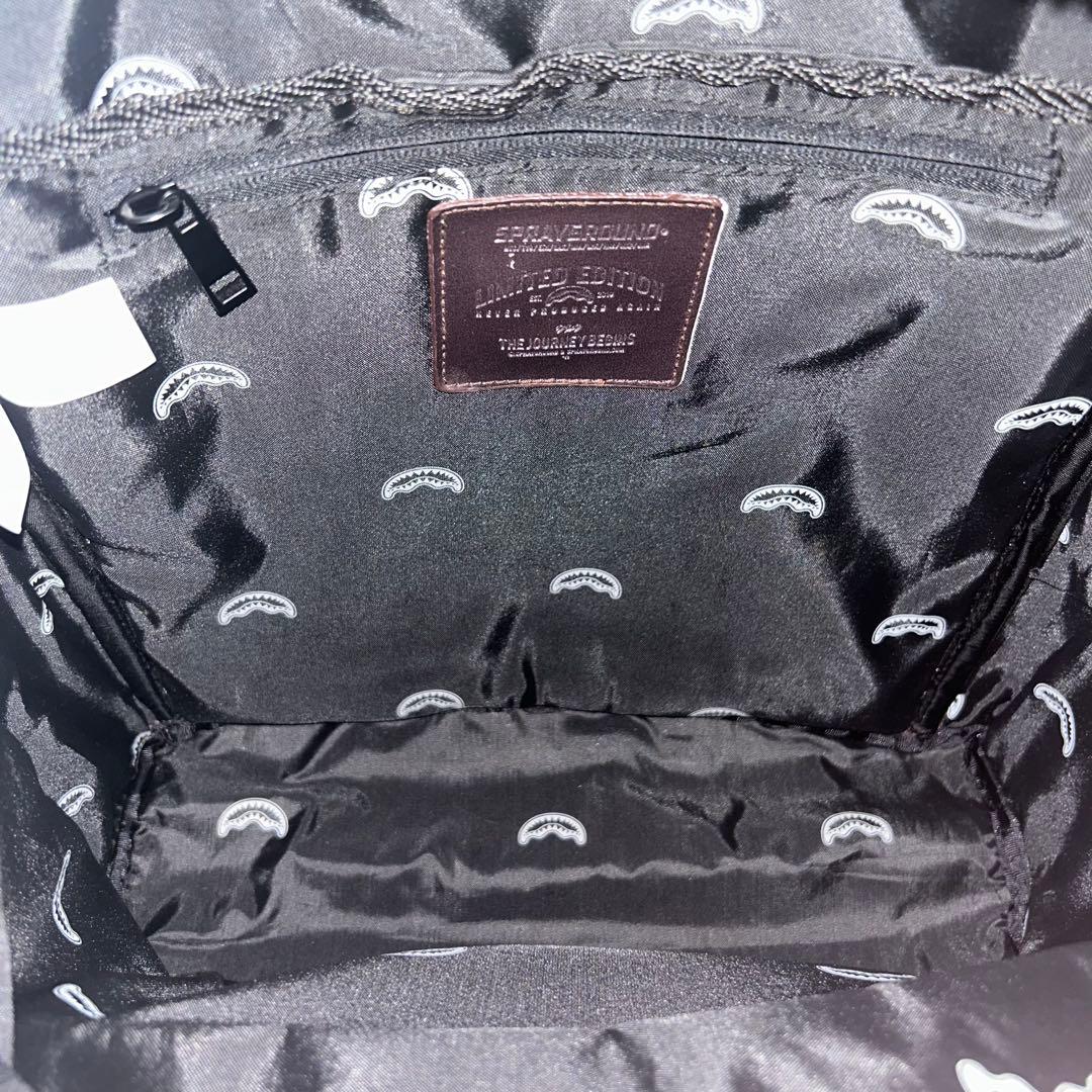 あ*な様 美品 SPRAYGROUND バックパック シャーク チェック柄 ブラ