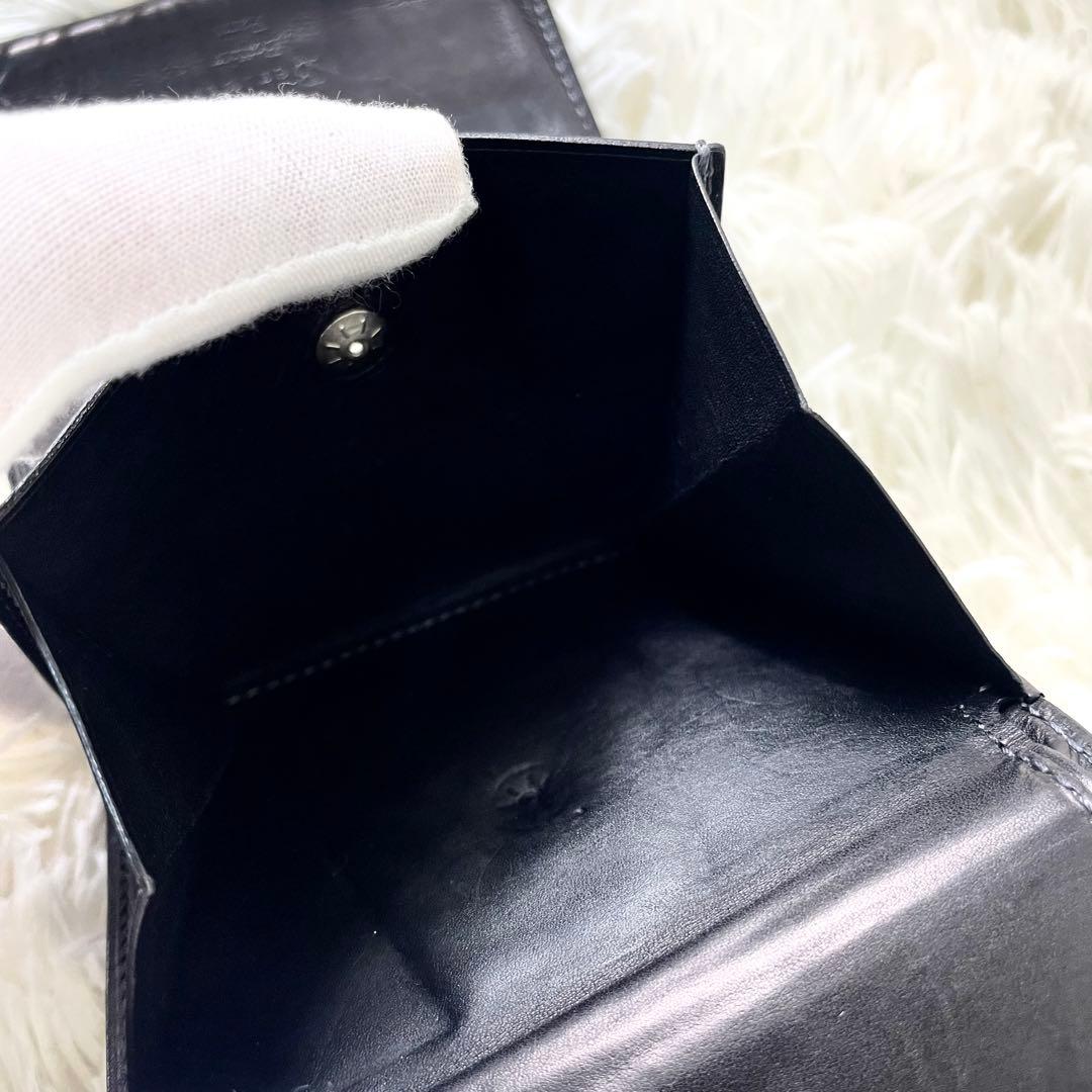 ベルルッティ　Berluti 二つ折り財布　ブラック　黒　レザー　小銭入れ