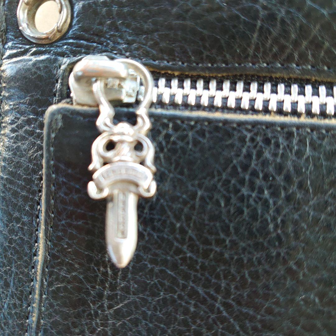 wクロムハーツ ウォレット黒