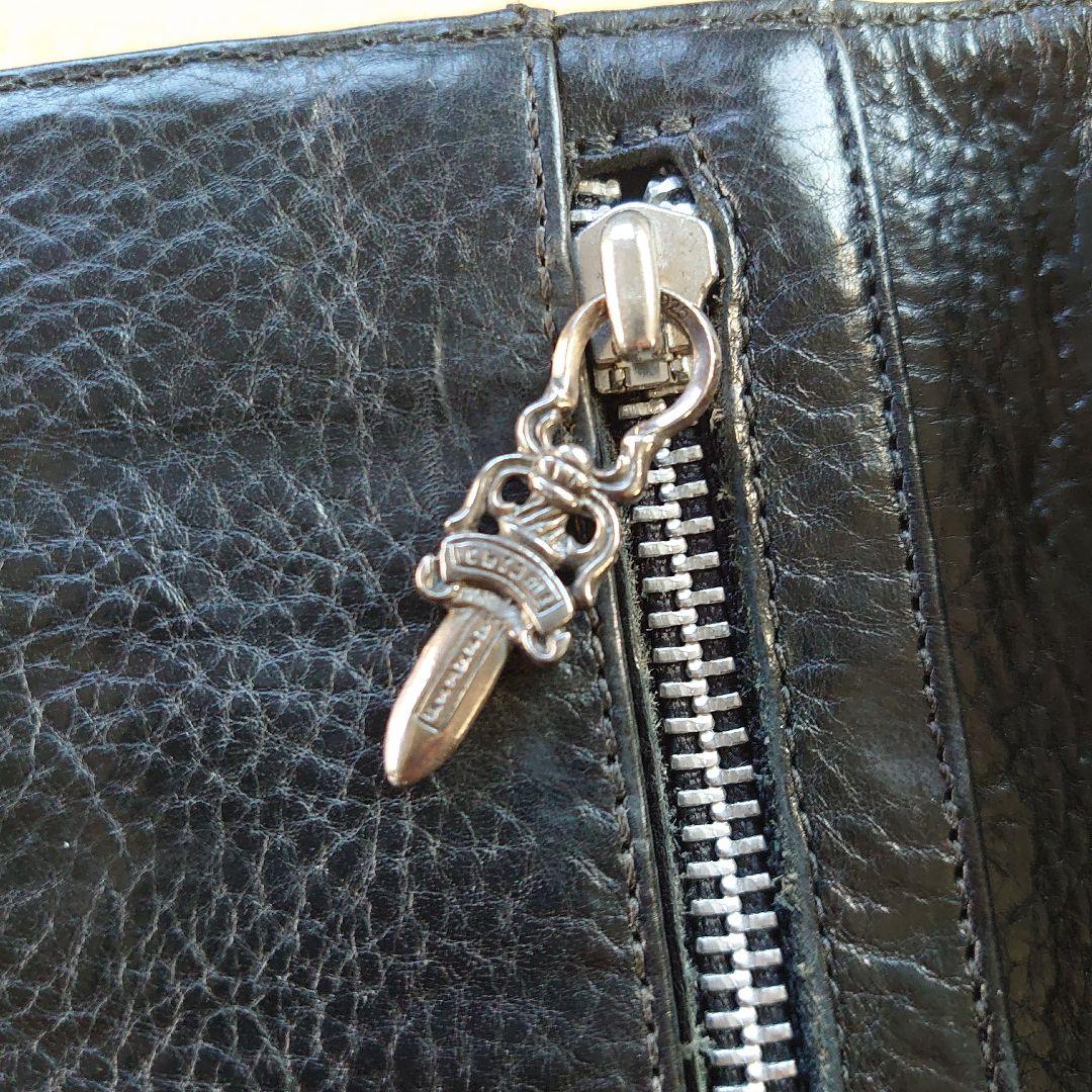 wクロムハーツ ウォレット黒