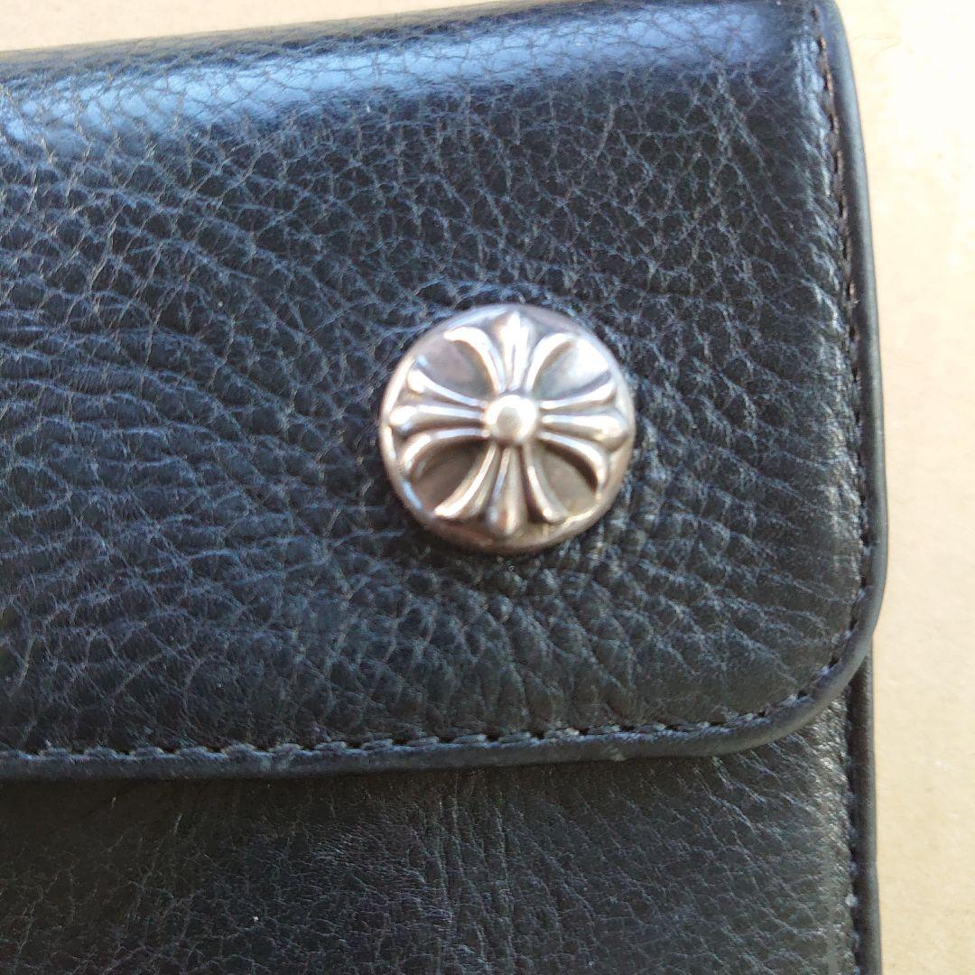 wクロムハーツ ウォレット黒