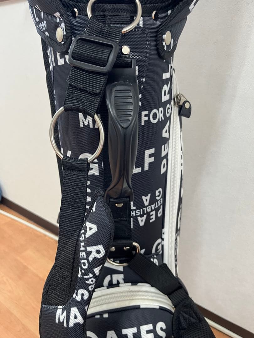 PEARLY GATES ゴルフバッグ 89 ブラック/ホワイト