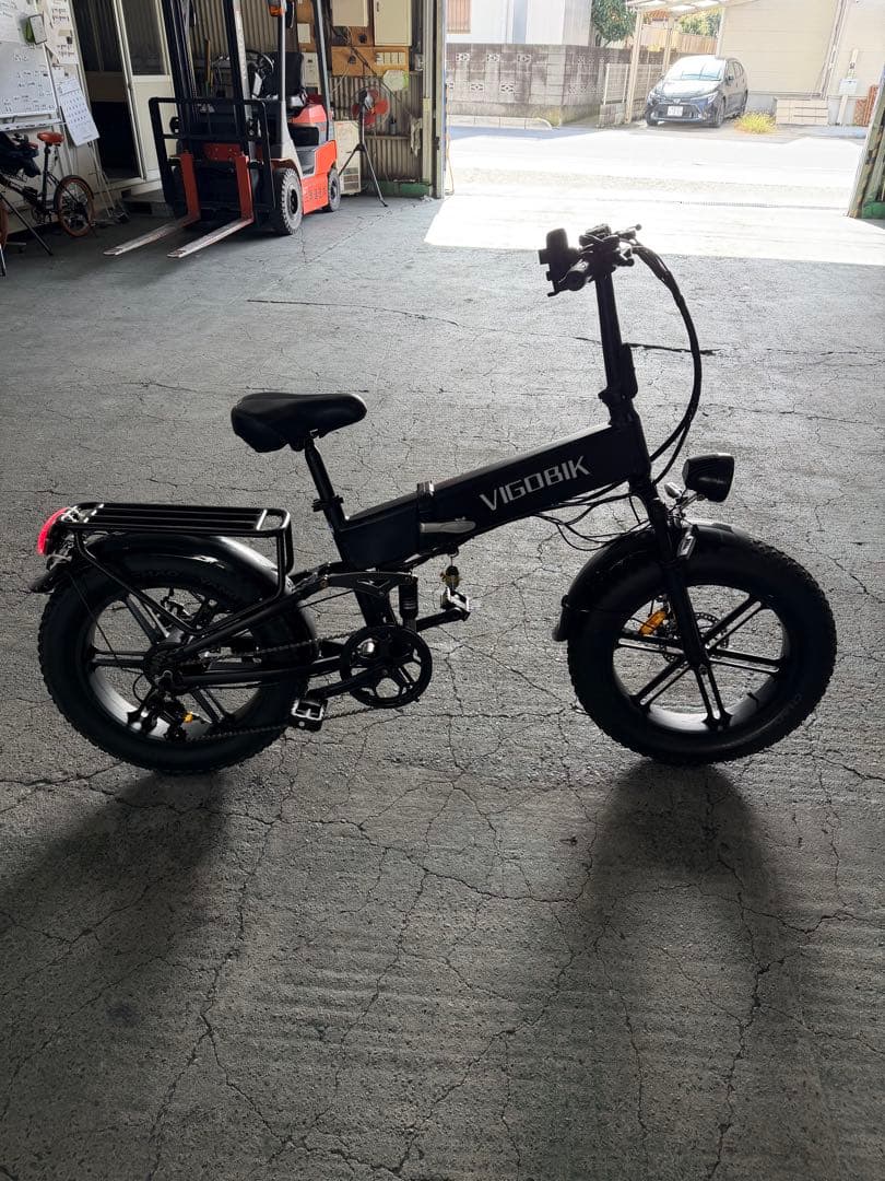 VIGOBIK 電動アシスト自転車 折りたたみ ブラック