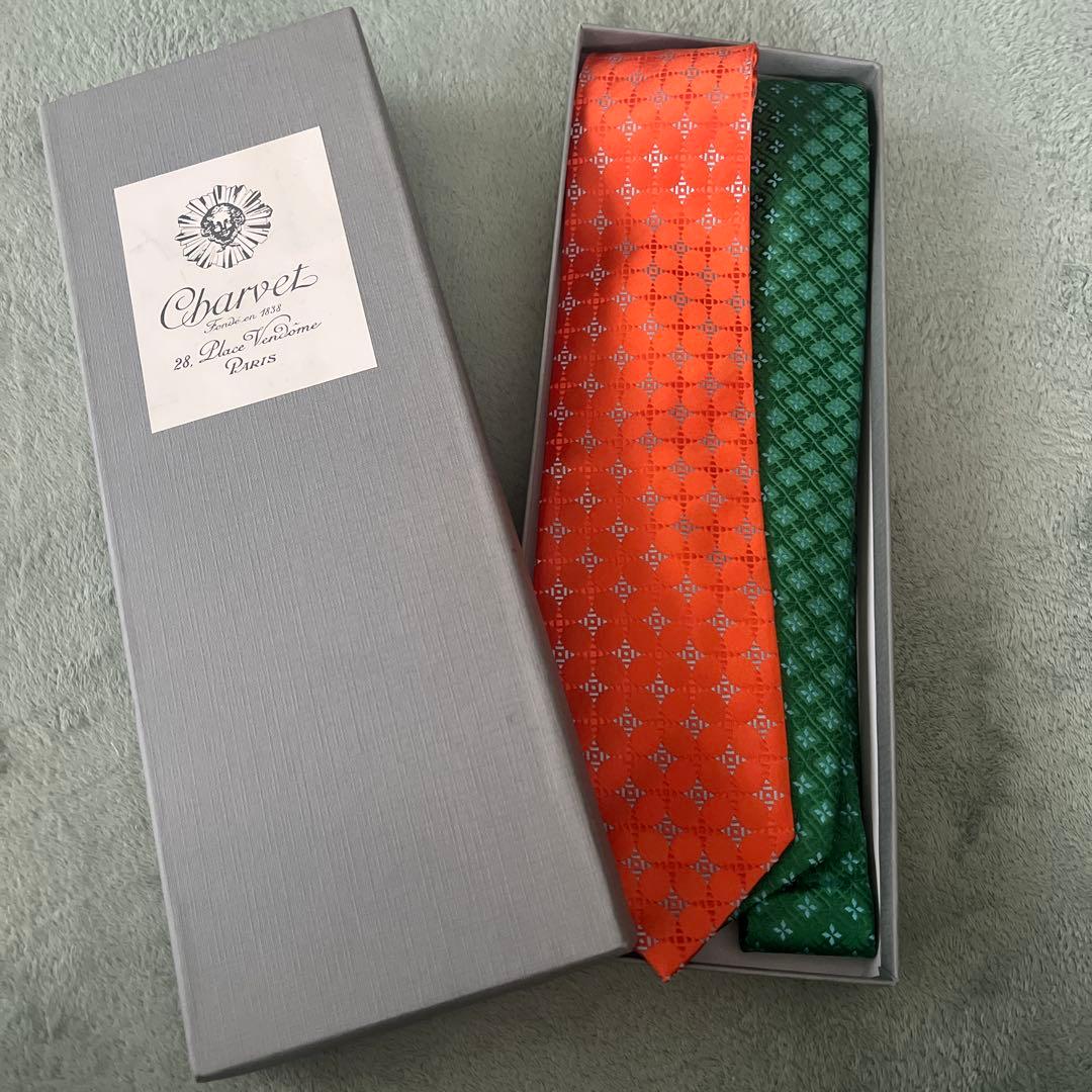 美品　Charvet ネクタイ２本
