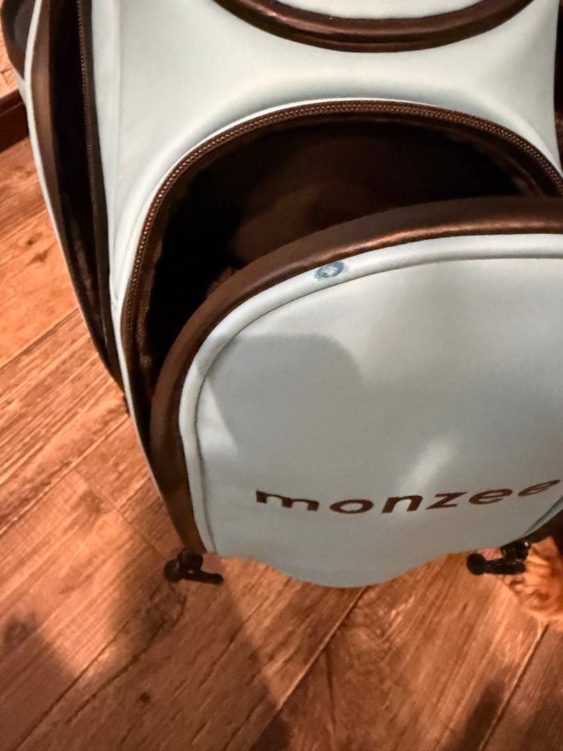 monzee 水色 ゴルフバッグ
