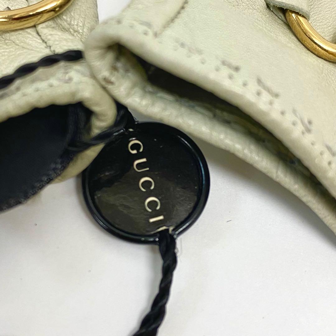 S2 未使用タグ付き グッチ GUCCI ナッパレザー グローブ 手袋 7
