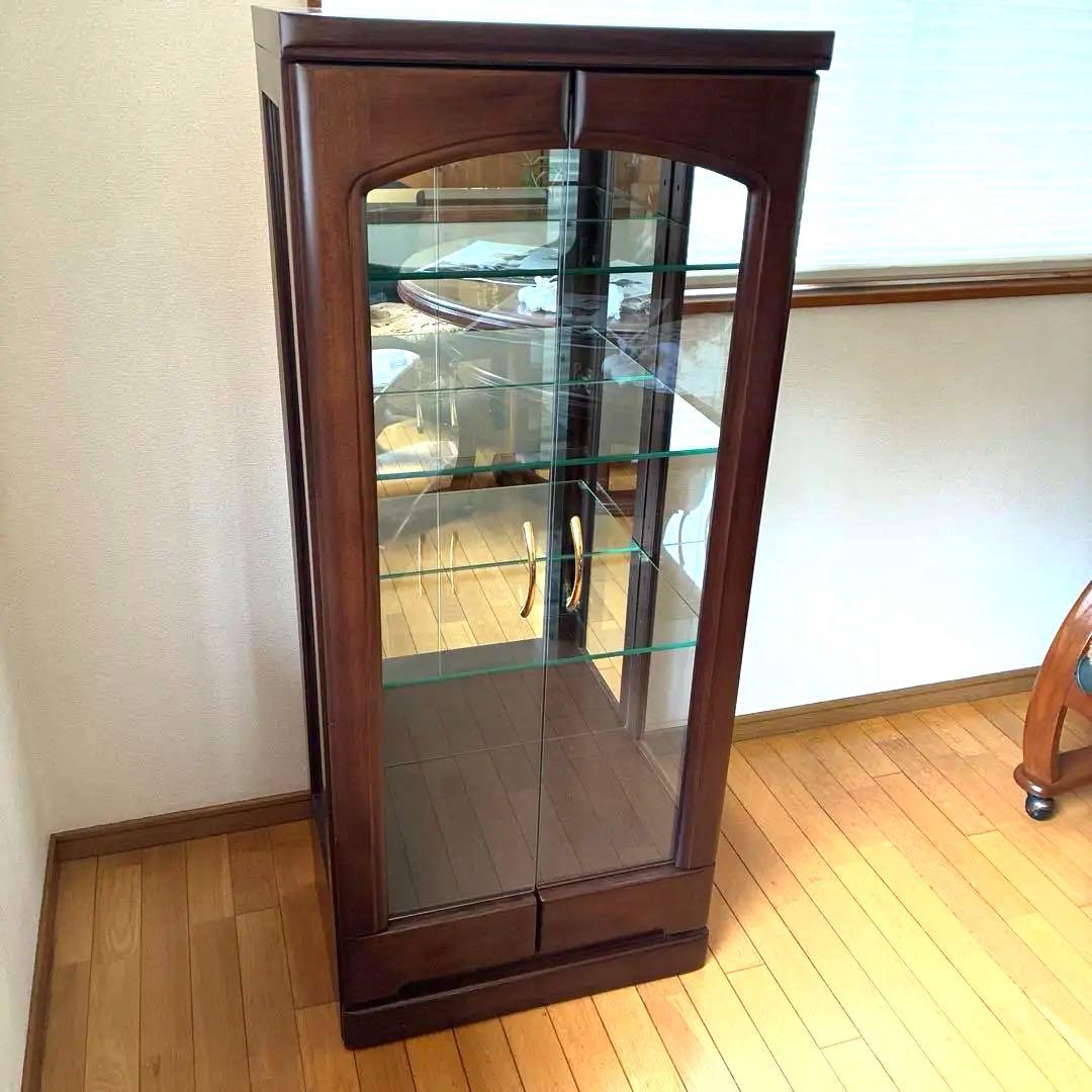 キュリオケース 木製ガラス コレクションボード