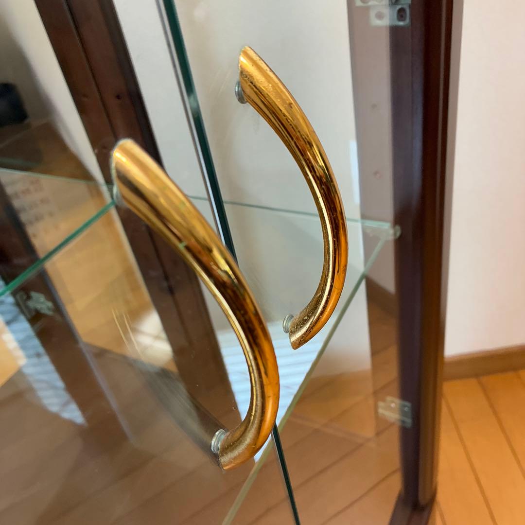 キュリオケース 木製ガラス コレクションボード