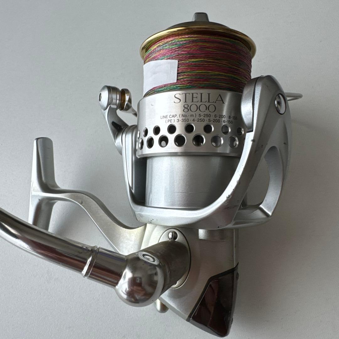 シマノ STELLA 8000 リール　PEライン付き