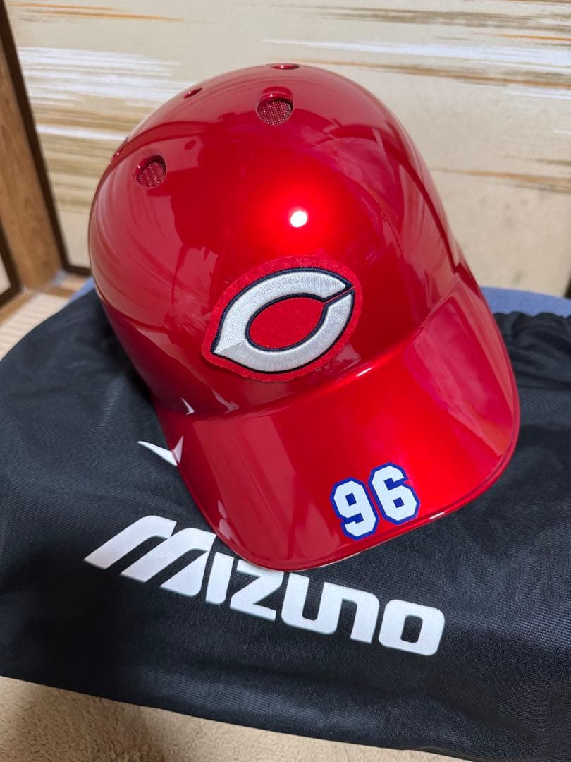 広島東洋カープ　プロ仕様ヘルメット サイズＯ　プロコレ