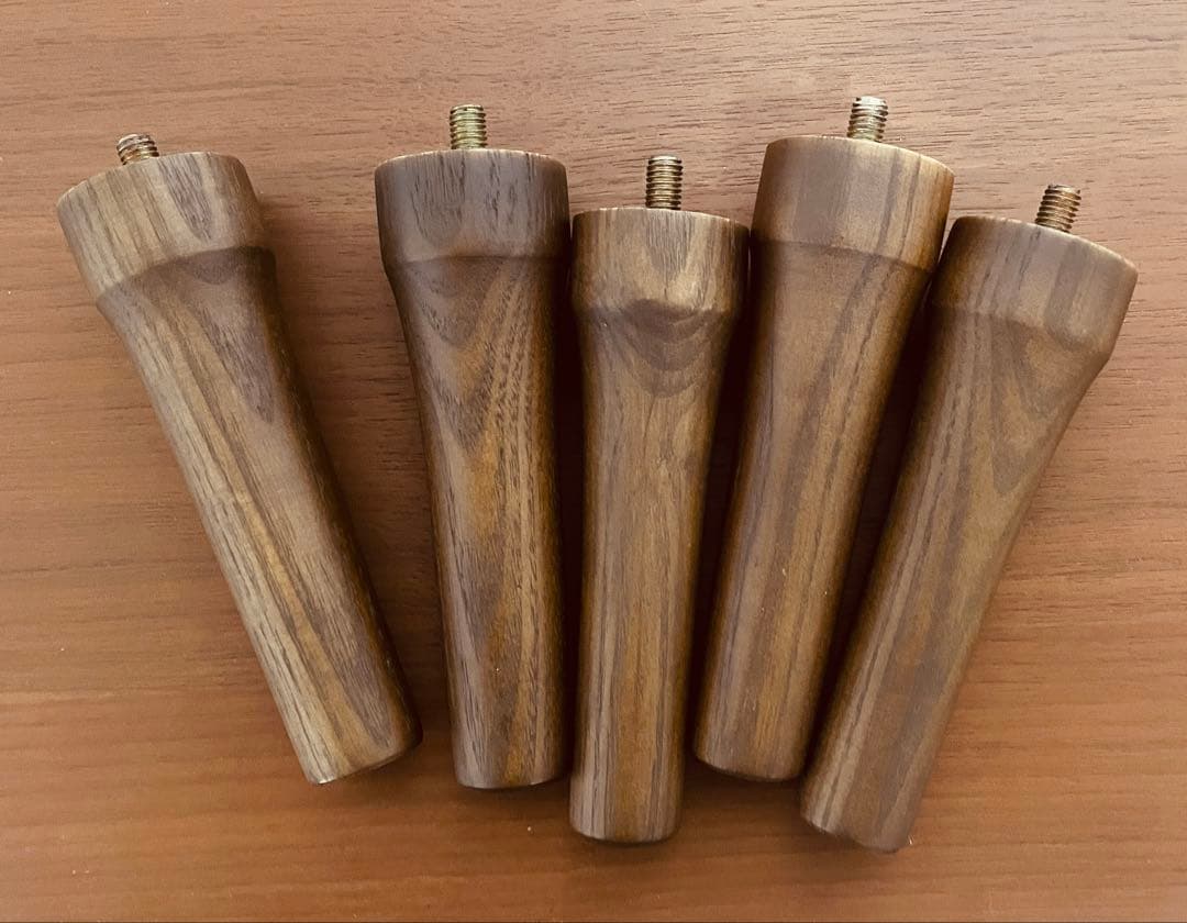 ケユカ ブラウン木製チェスト 4段8引き出し