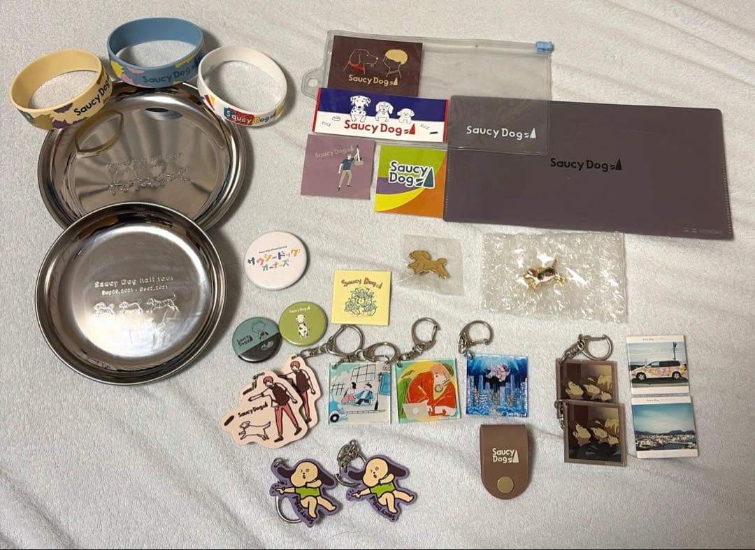 Saucy Dog サイン入りポストカード等グッズセット