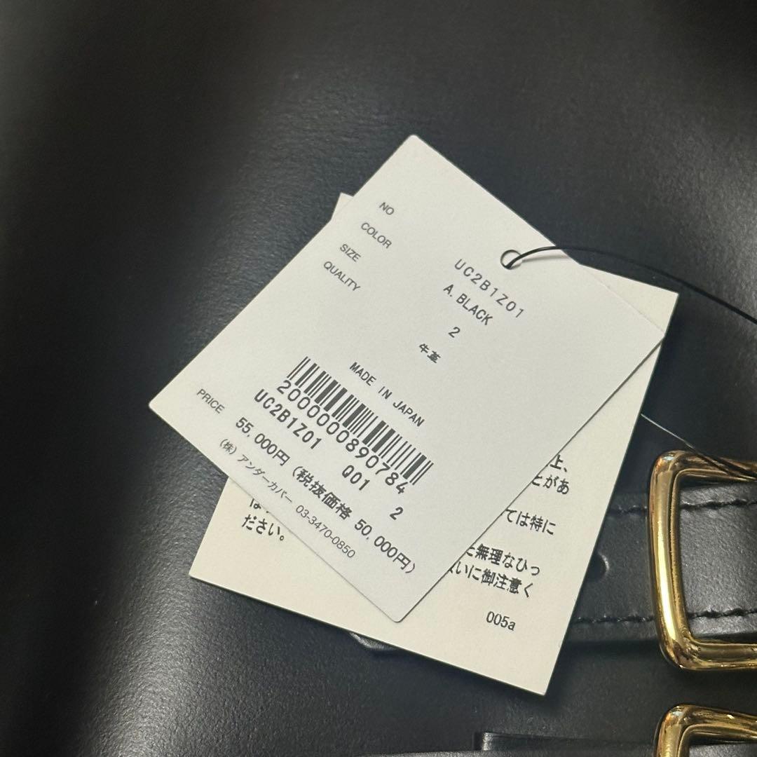 UNDERCOVER / レザーミニスカート レザーベルト ランウェイ着用