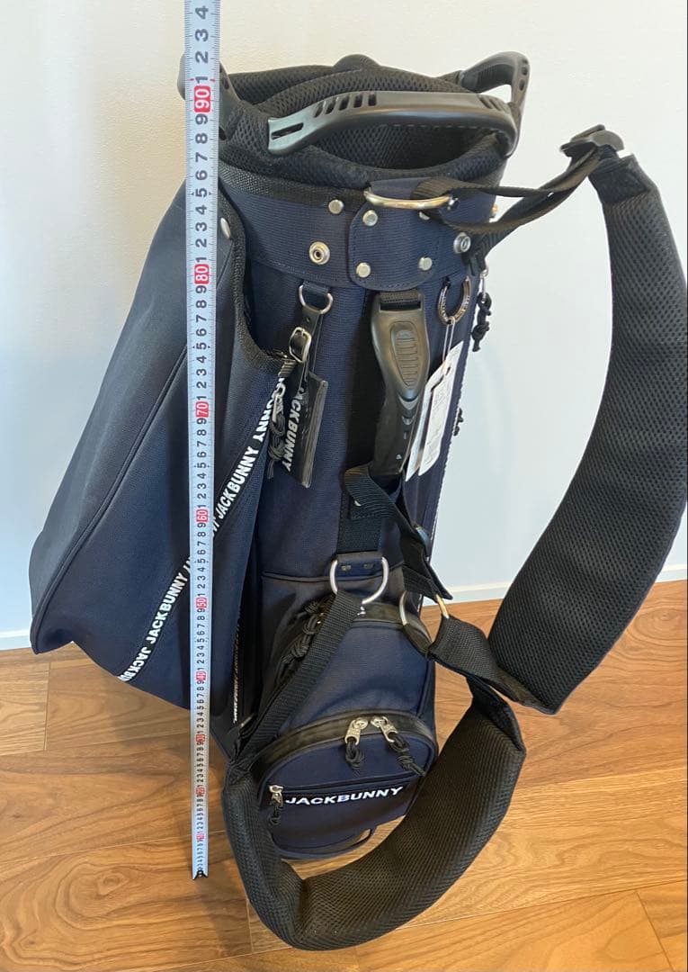 JACK BUNNY ネイビー スタンドバッグ