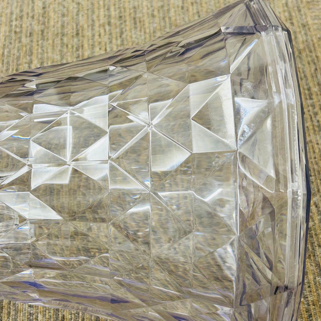 【良好】Kartell カルテル STONE ストーン スツール クリスタル②