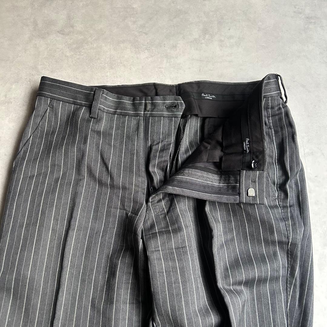 美品 ポールスミスロンドン スーツ セットアップ 総裏 2B 花柄 ストライプ