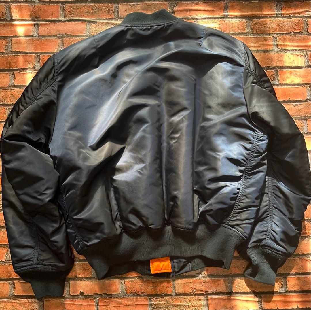 ALPHA INDUSTRIES MA-1 フライトジャケット L ネイビー