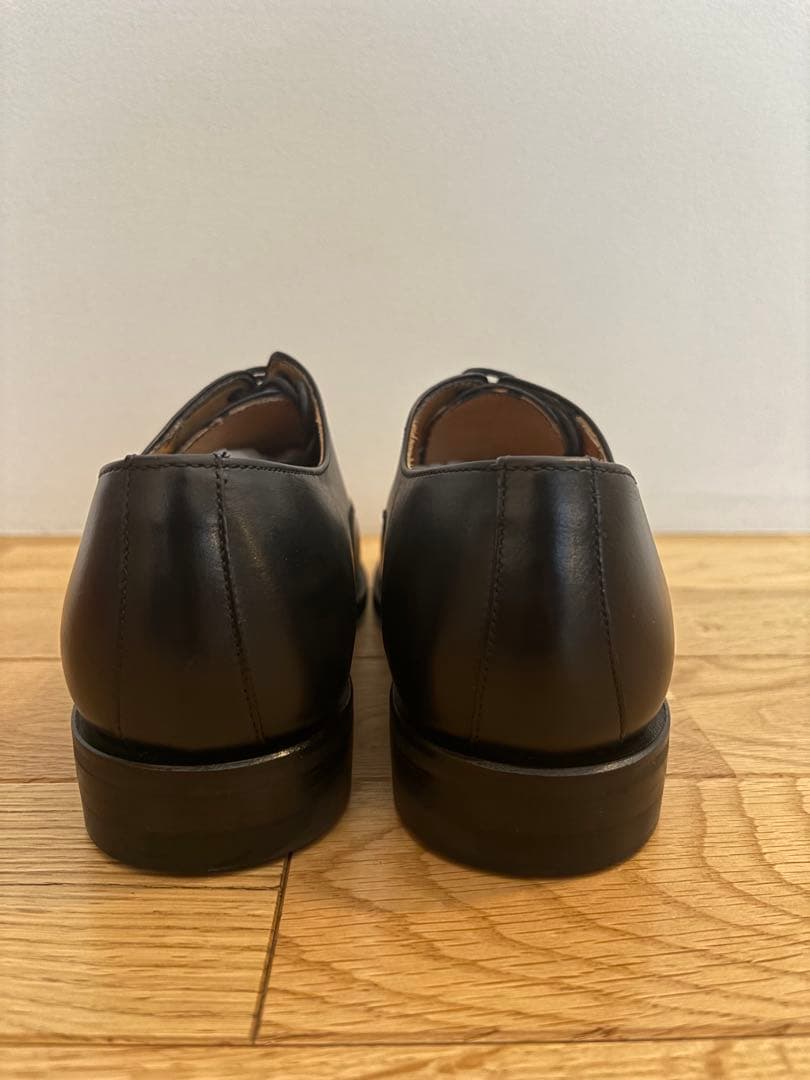 Berwick ブラック ドレスシューズ ストレートチップ　6½