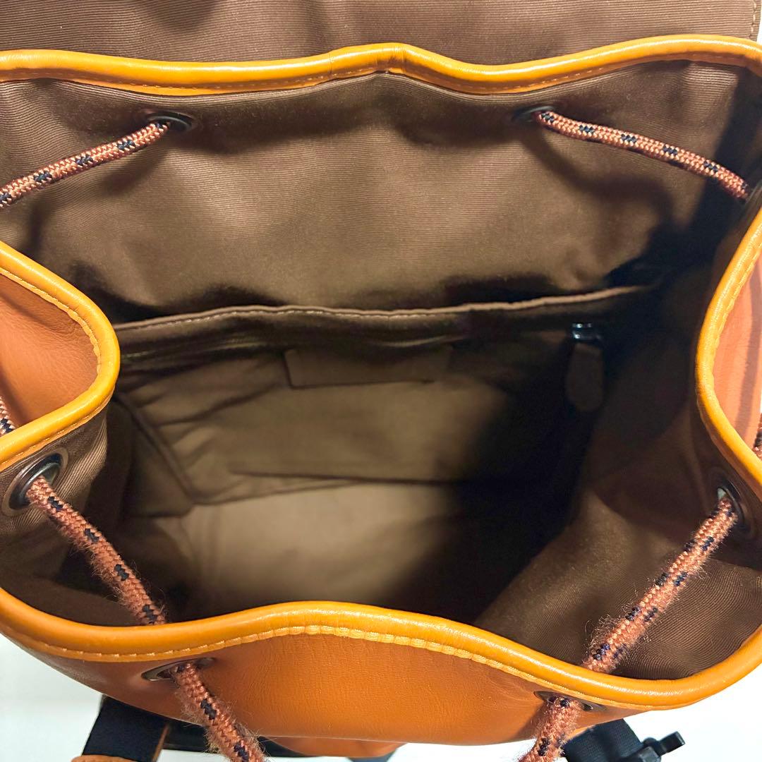 COACH バックパック リュック マルチカラー ブラウン クリーム ロゴ