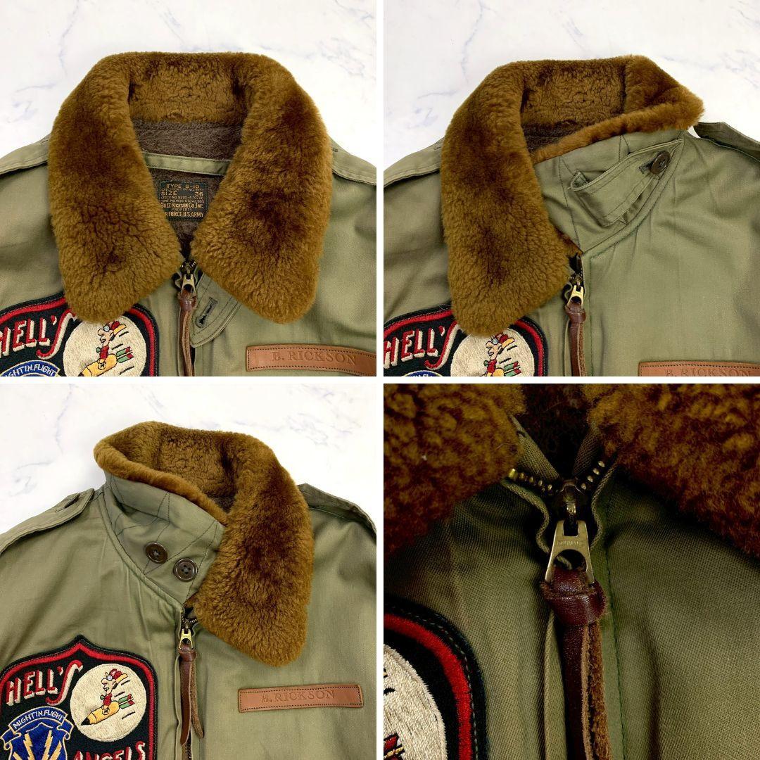 M品番★ バズリクソンズ B-10 フライトジャケット ワッペン 36　D969