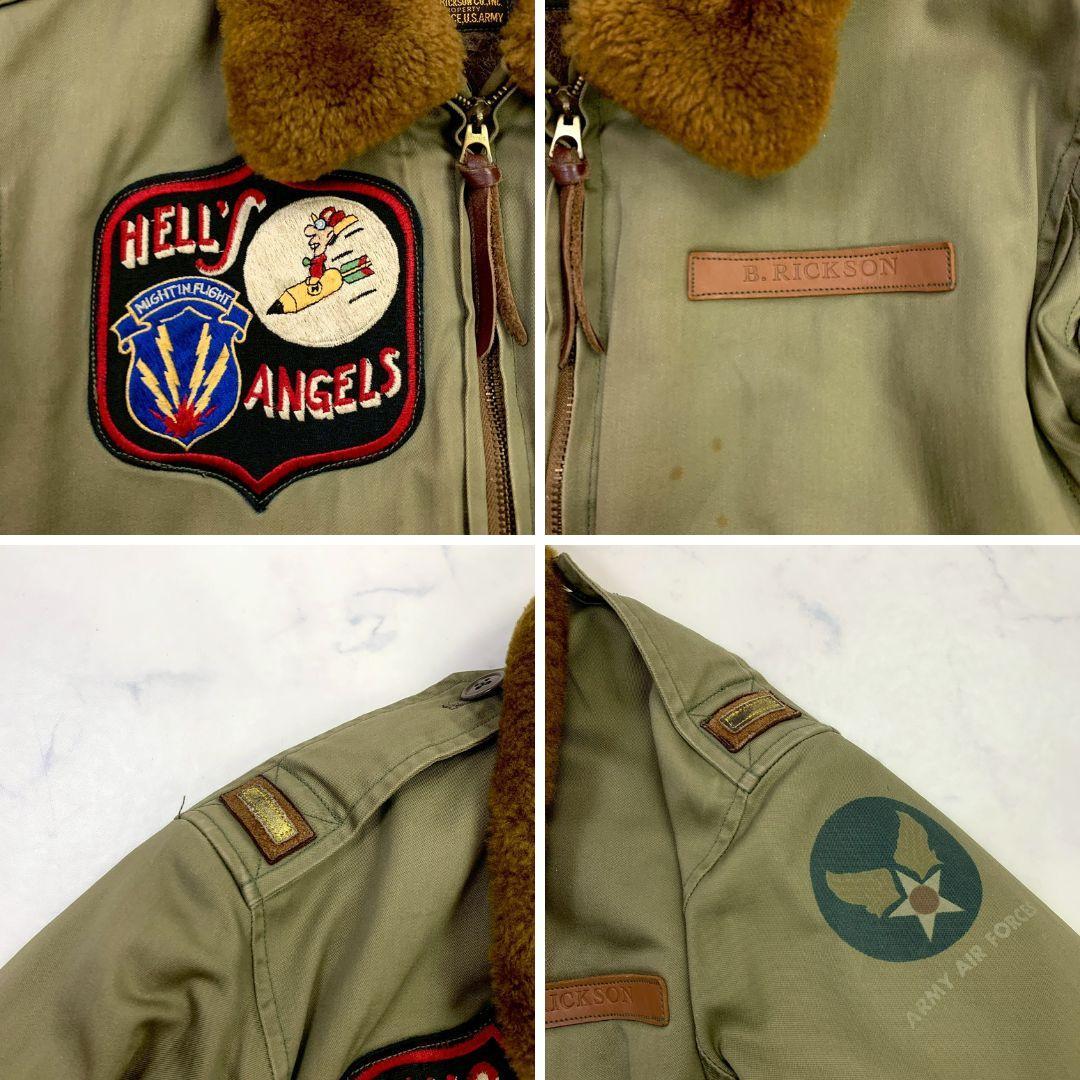 M品番★ バズリクソンズ B-10 フライトジャケット ワッペン 36　D969