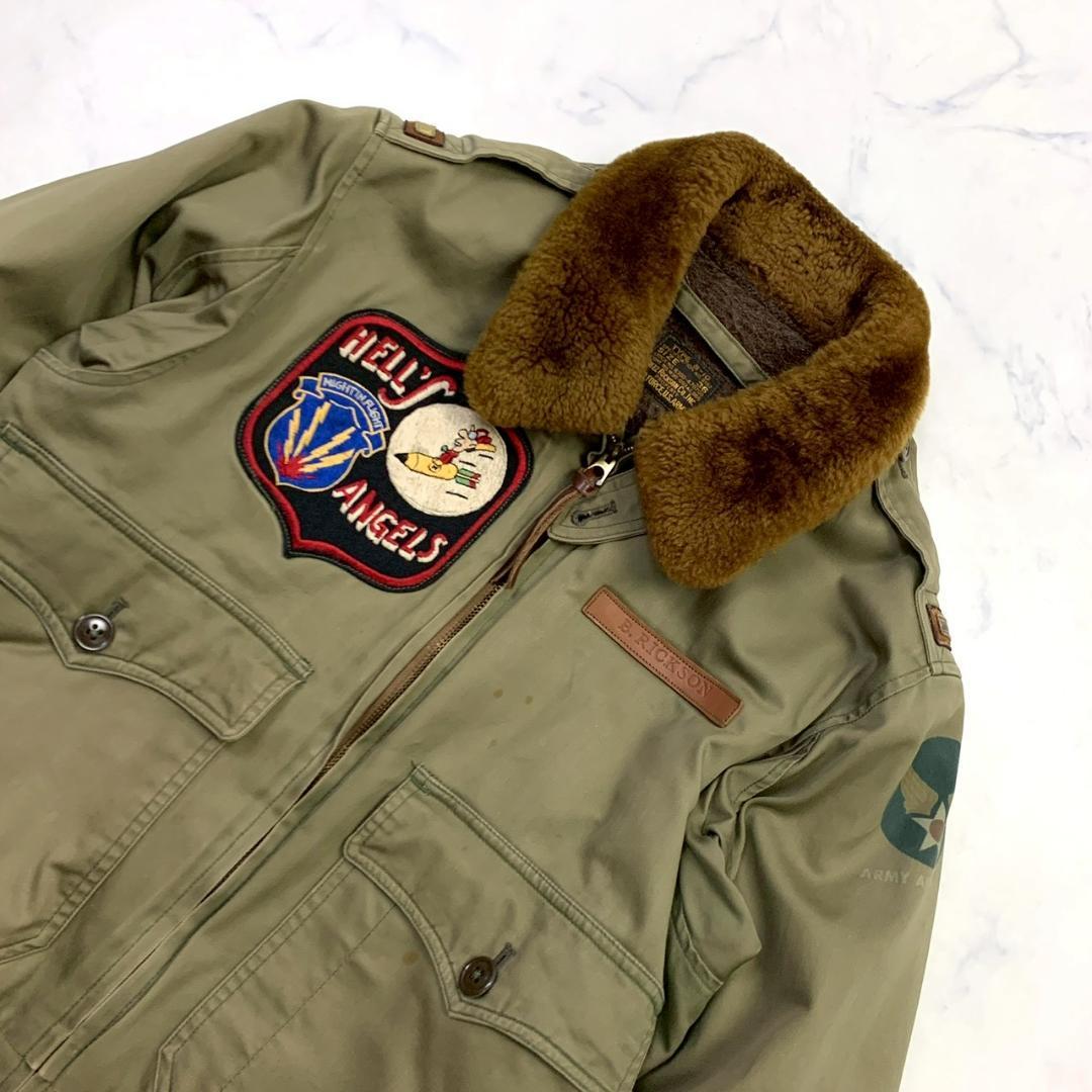 M品番★ バズリクソンズ B-10 フライトジャケット ワッペン 36　D969