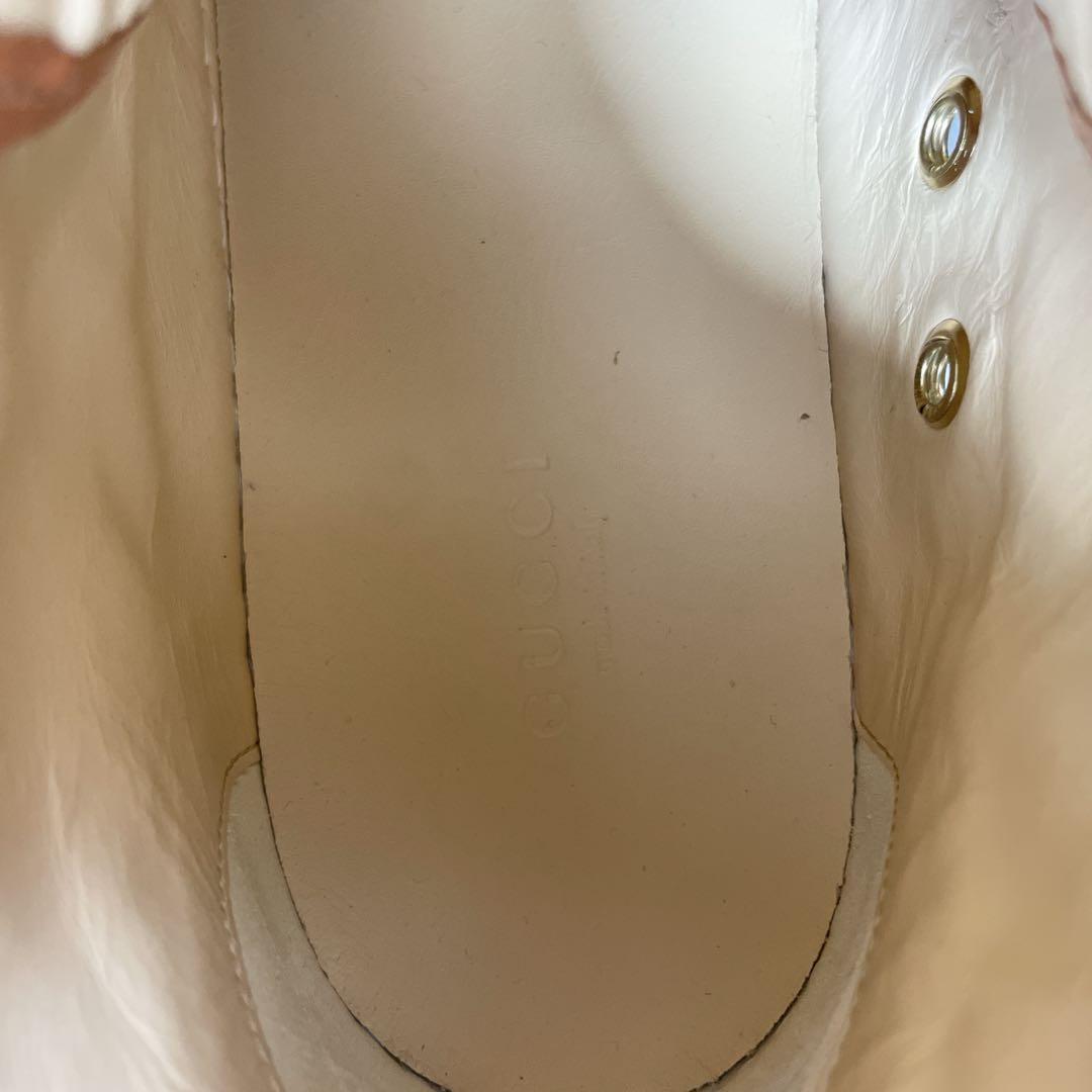 W*N様 【現行】美品GUCCI グッチ　GG ハイカット スニーカー　ピンクベ