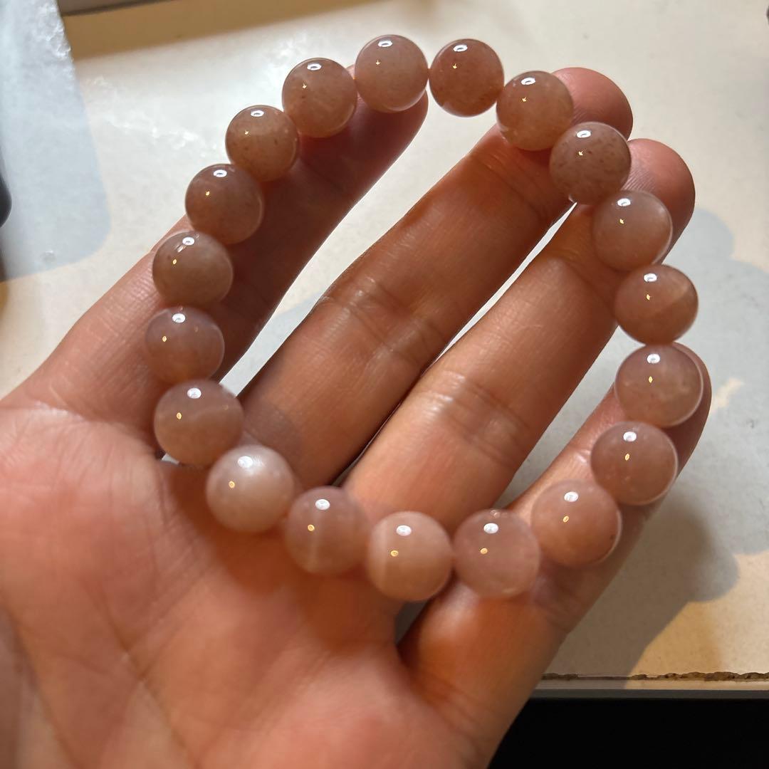 綺麗なオレンジムーンストーン！ズーンとくる！綺麗！