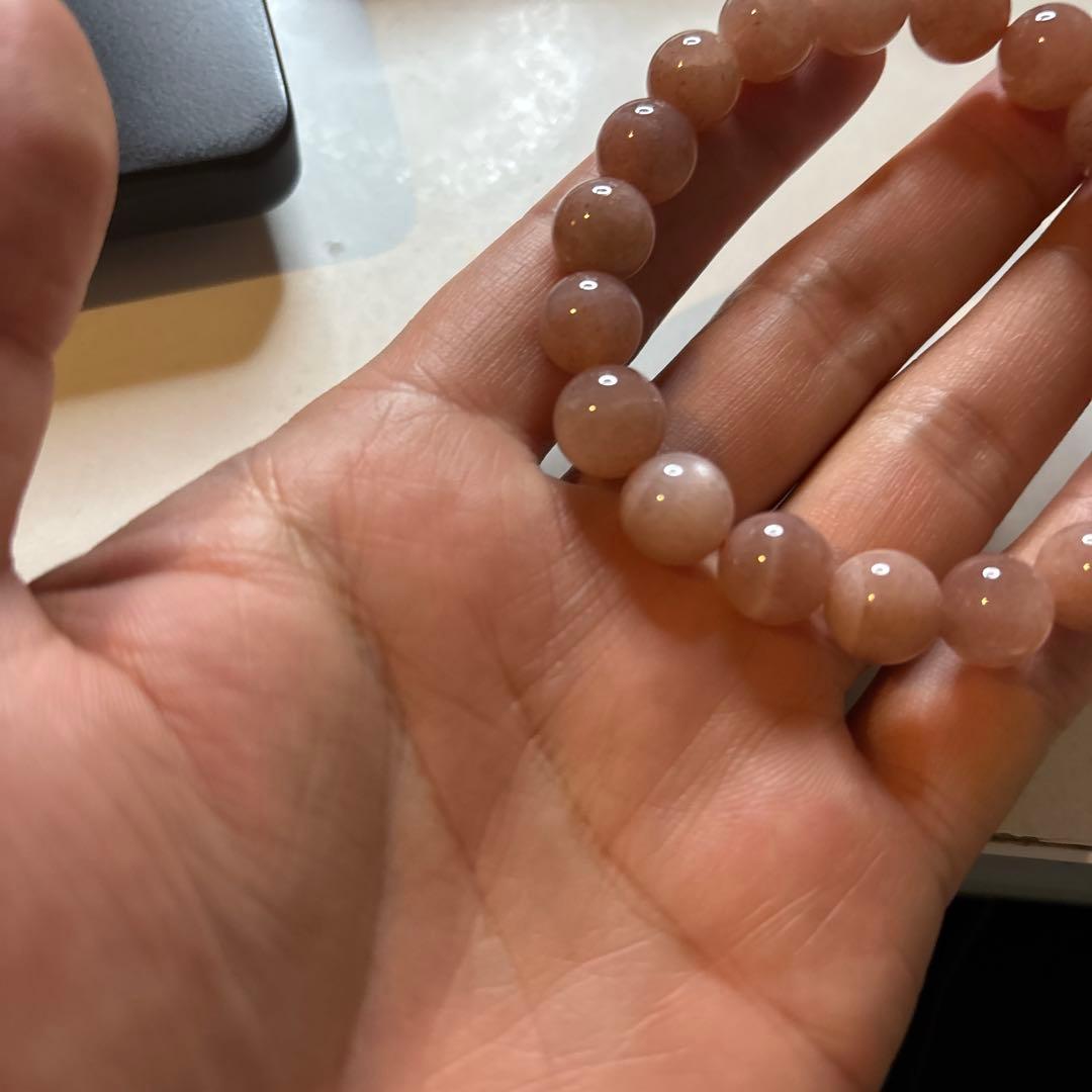 綺麗なオレンジムーンストーン！ズーンとくる！綺麗！