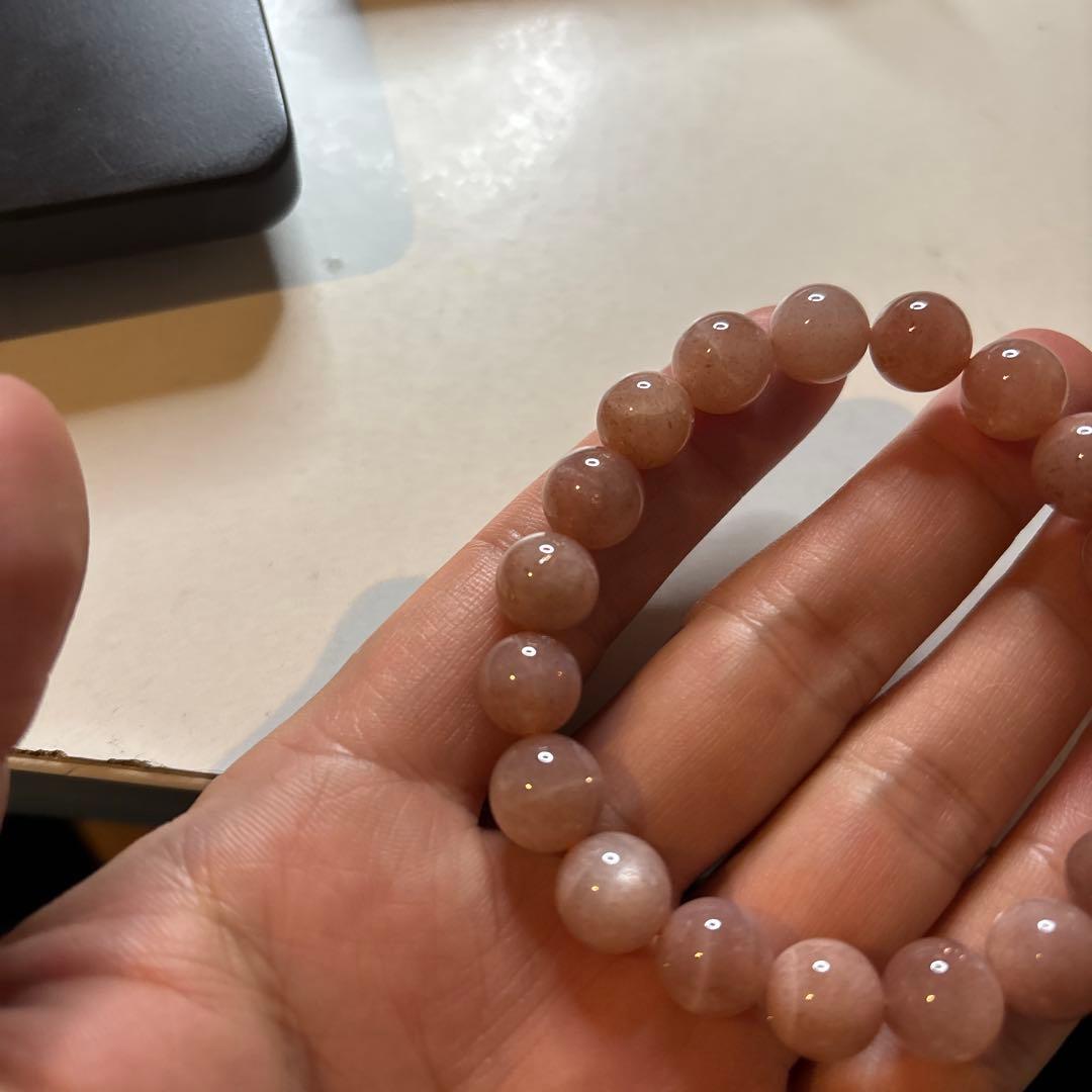 綺麗なオレンジムーンストーン！ズーンとくる！綺麗！