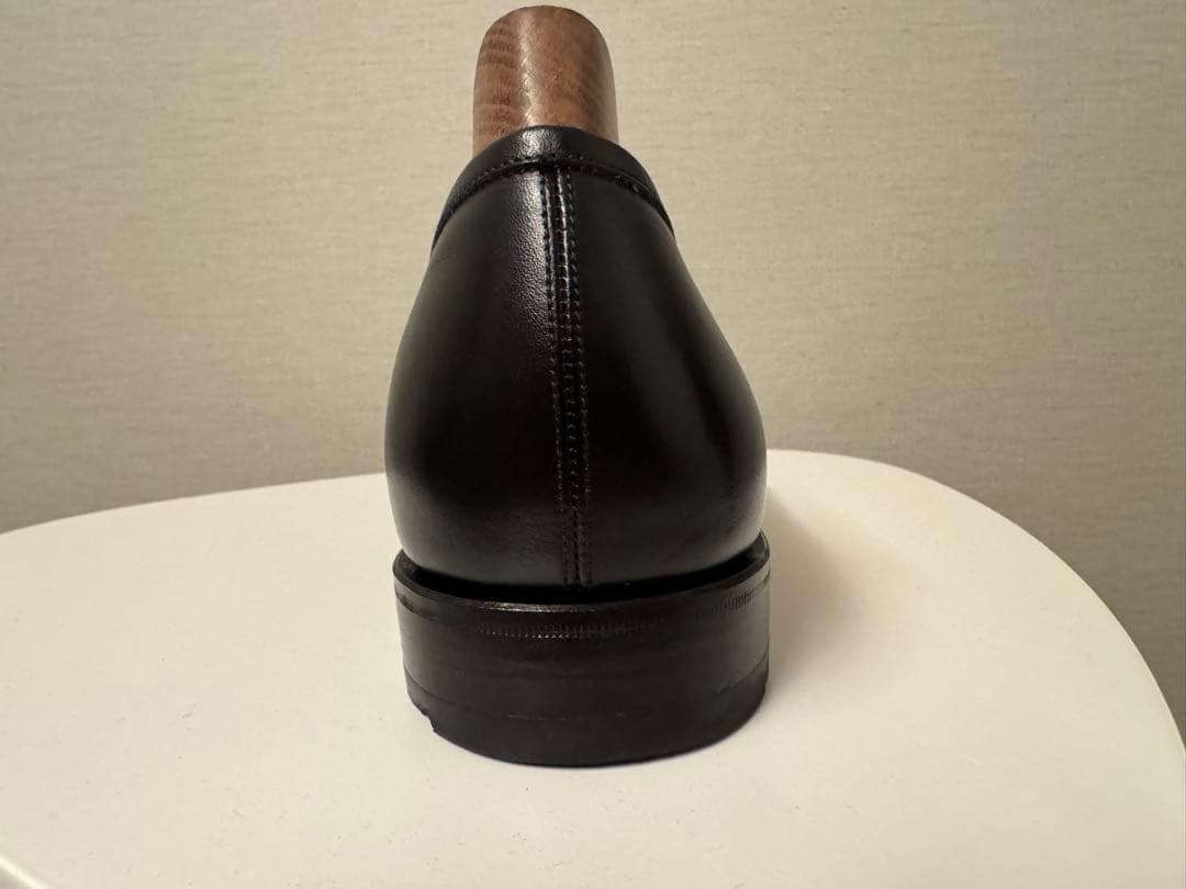 レザーポート アイアンローファー ワインハイマーボックスカーフ 9D