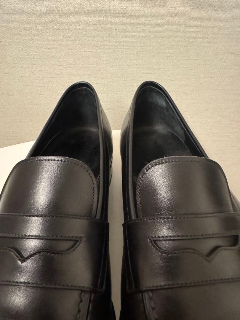 レザーポート アイアンローファー ワインハイマーボックスカーフ 9D