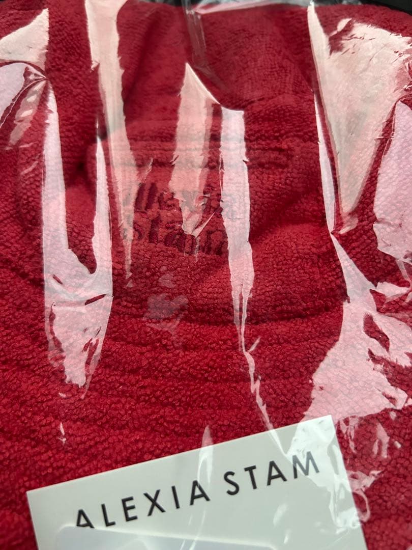 新品未使用未開封　アリシアスタン　テリーバケットハット　レッド