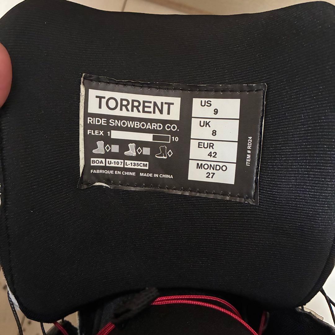 RIDE torrent 27cm スノーボードブーツ　lasso 92より硬