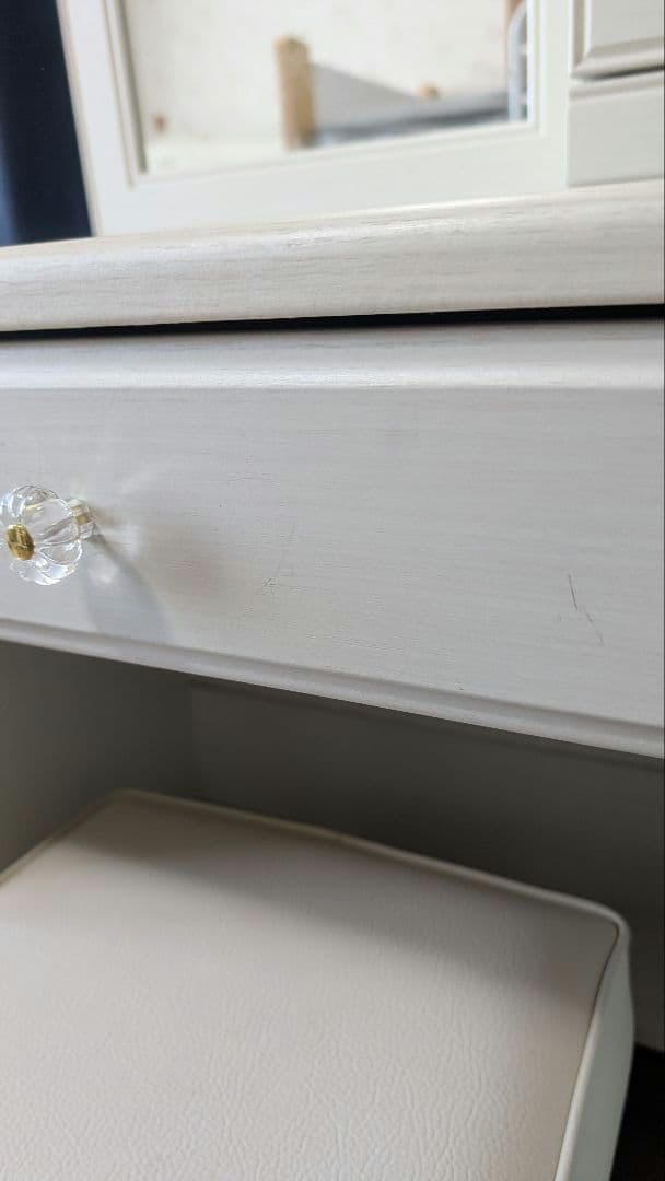 ニトリ/NITORI ドレッサー（鏡台） フェリベーネ スツール付き