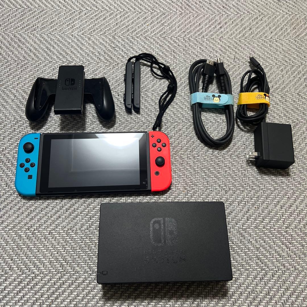 Nintendo Switch 赤青本体 ドック付き　※箱無し