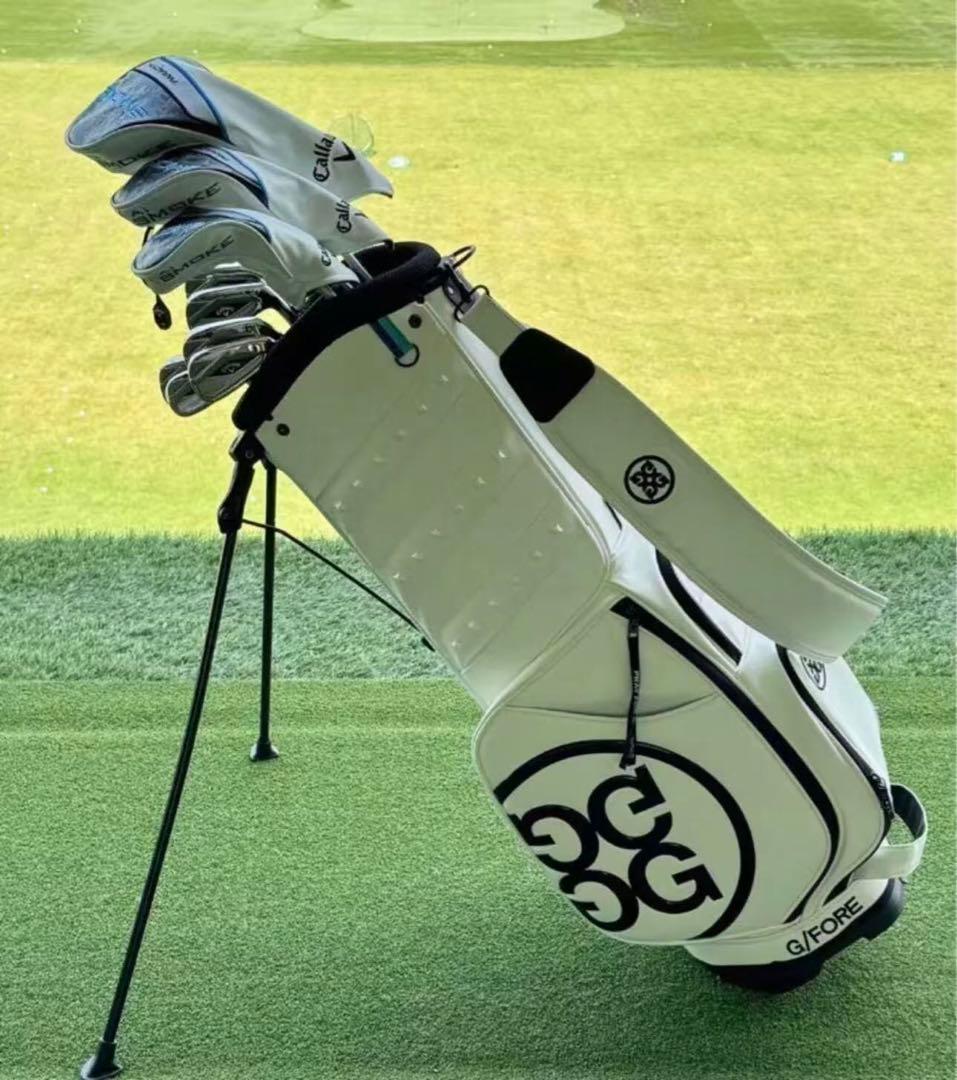 G/FORE GOLF ホワイト ゴルフバッグ・キャディバッグ 男女兼用