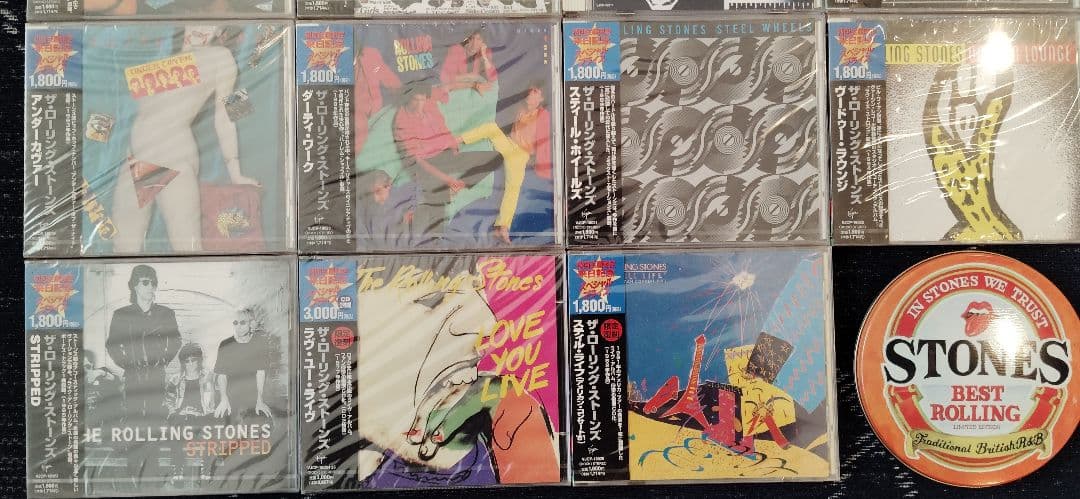 【未開封14枚+α】ローリングストーンズ　オリジナルアルバム15枚　オマケ付