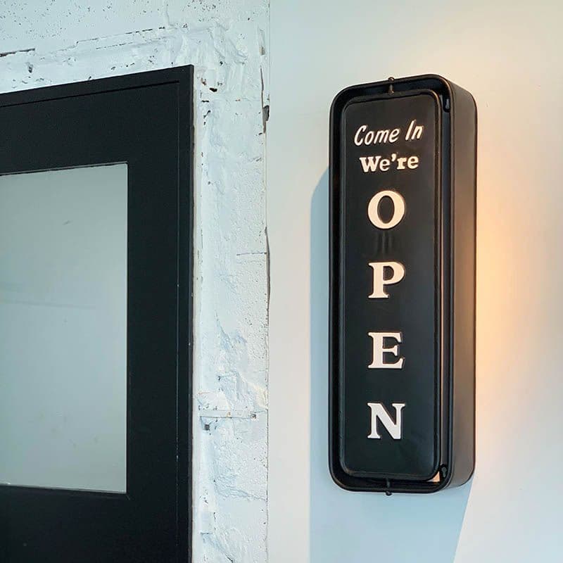 新品 ウォールマウントスピナーサイン ブラック ダルトン 回転看板 インテリア