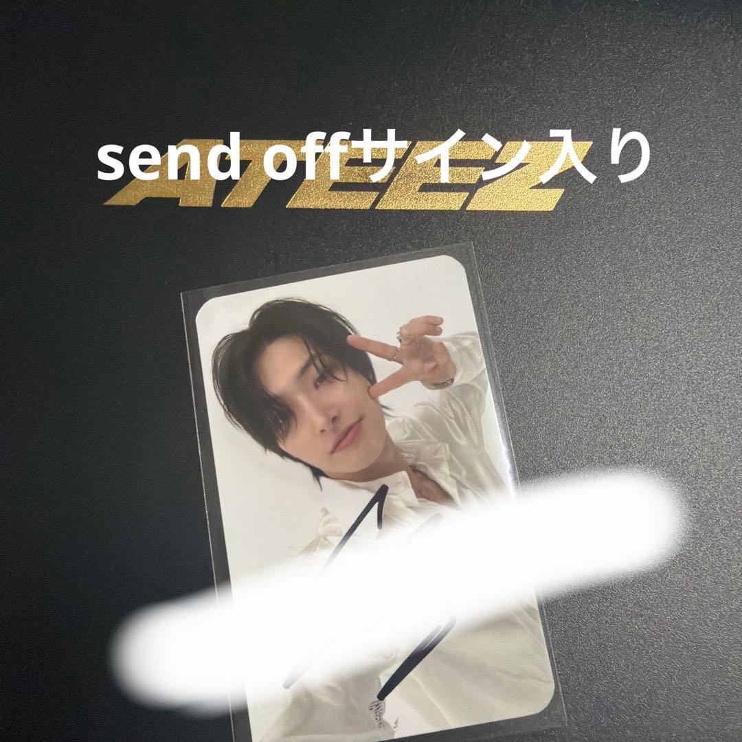 ateez アチズ　サイン入りトレカ　ミンギ　vip特典